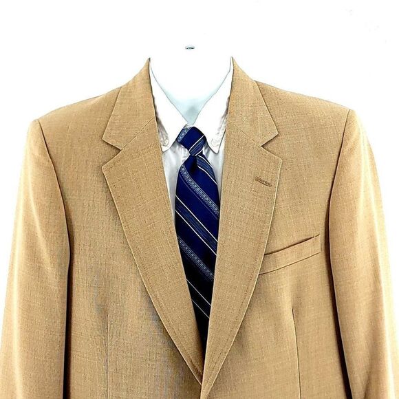 Vintage Lacoste‎ Izod Wool 2 Gold Button Blazer 38L - Picture 1 of 11